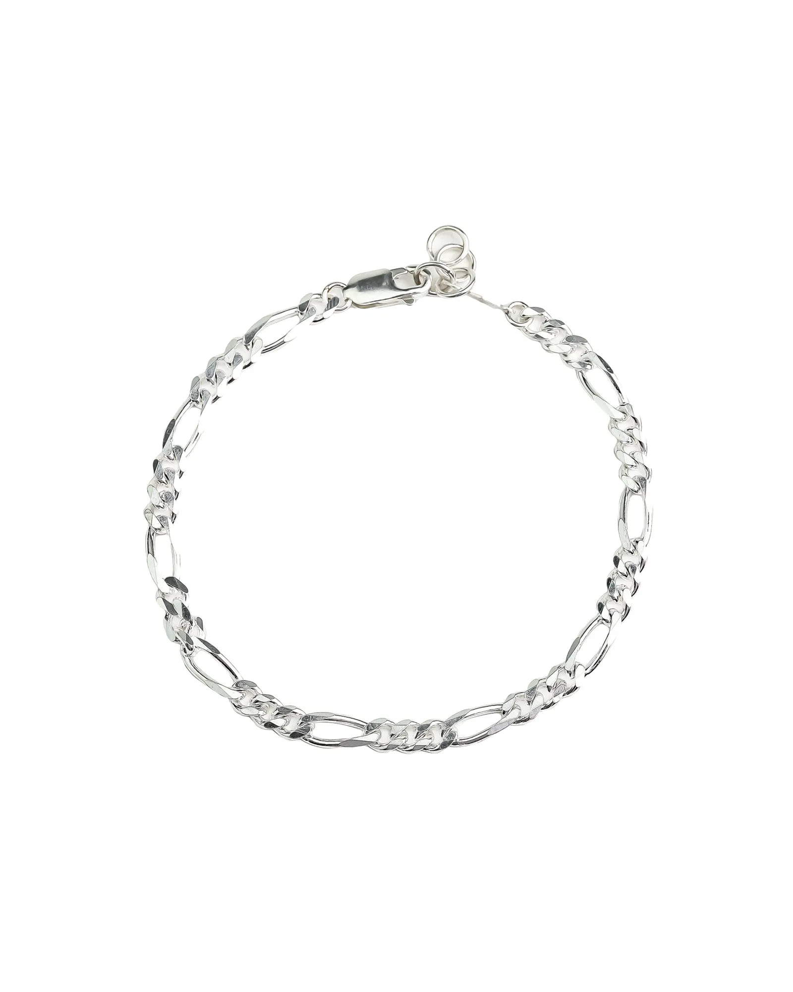 Figaro Chain Bracelet | 4.3mm sold by Blue Ruby