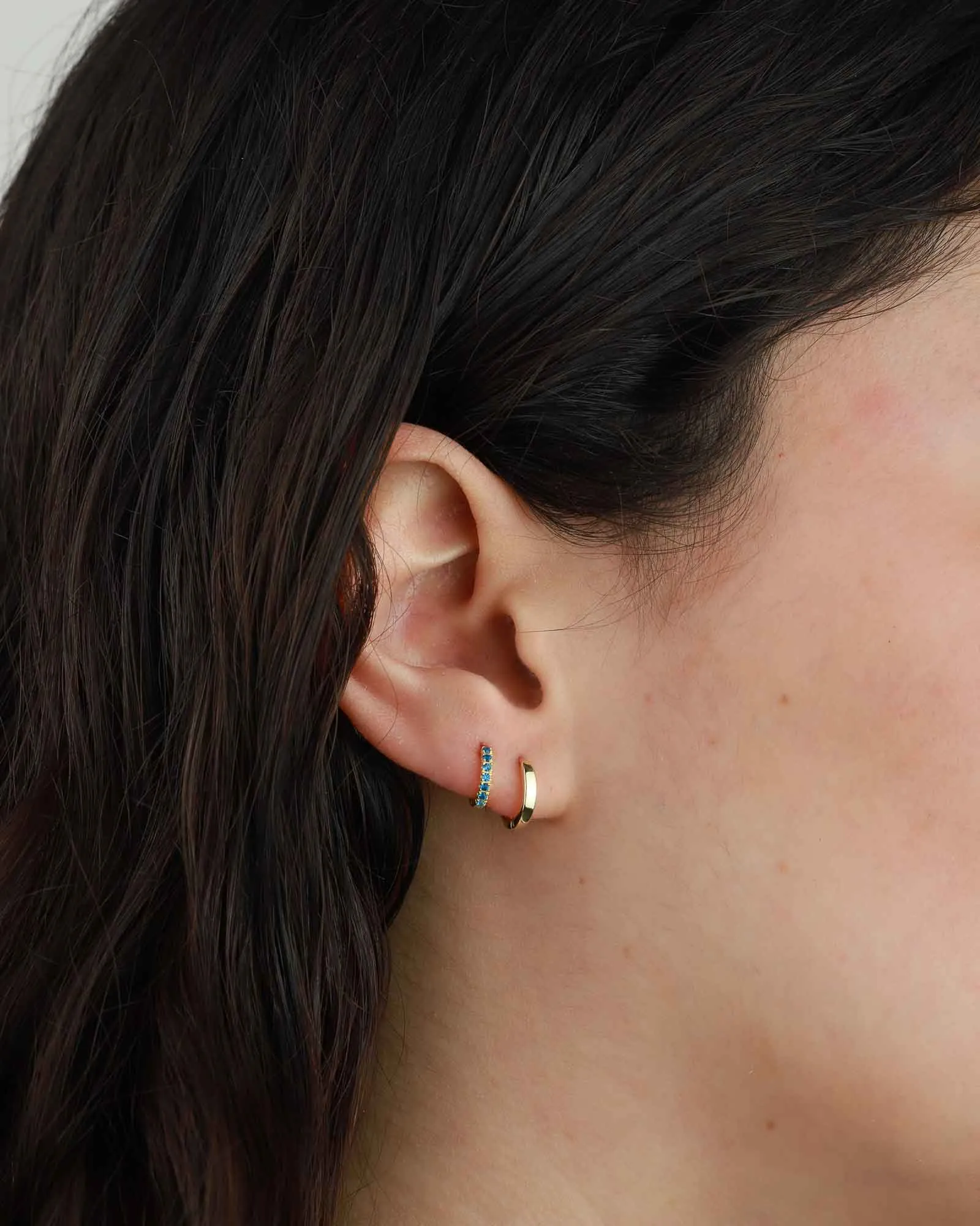 CZ Huggie I 8mm sold by Blue Ruby product image thumbnail 2