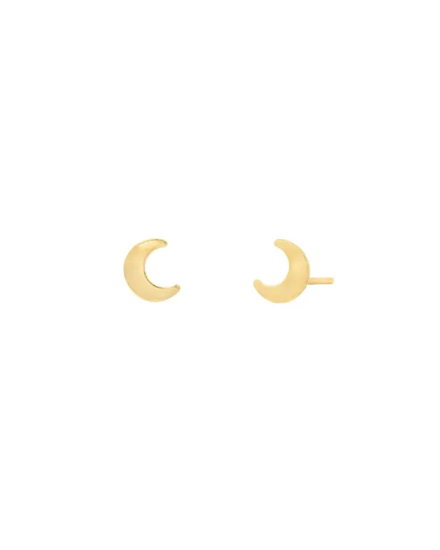 Moon Studs sold by Blue Ruby