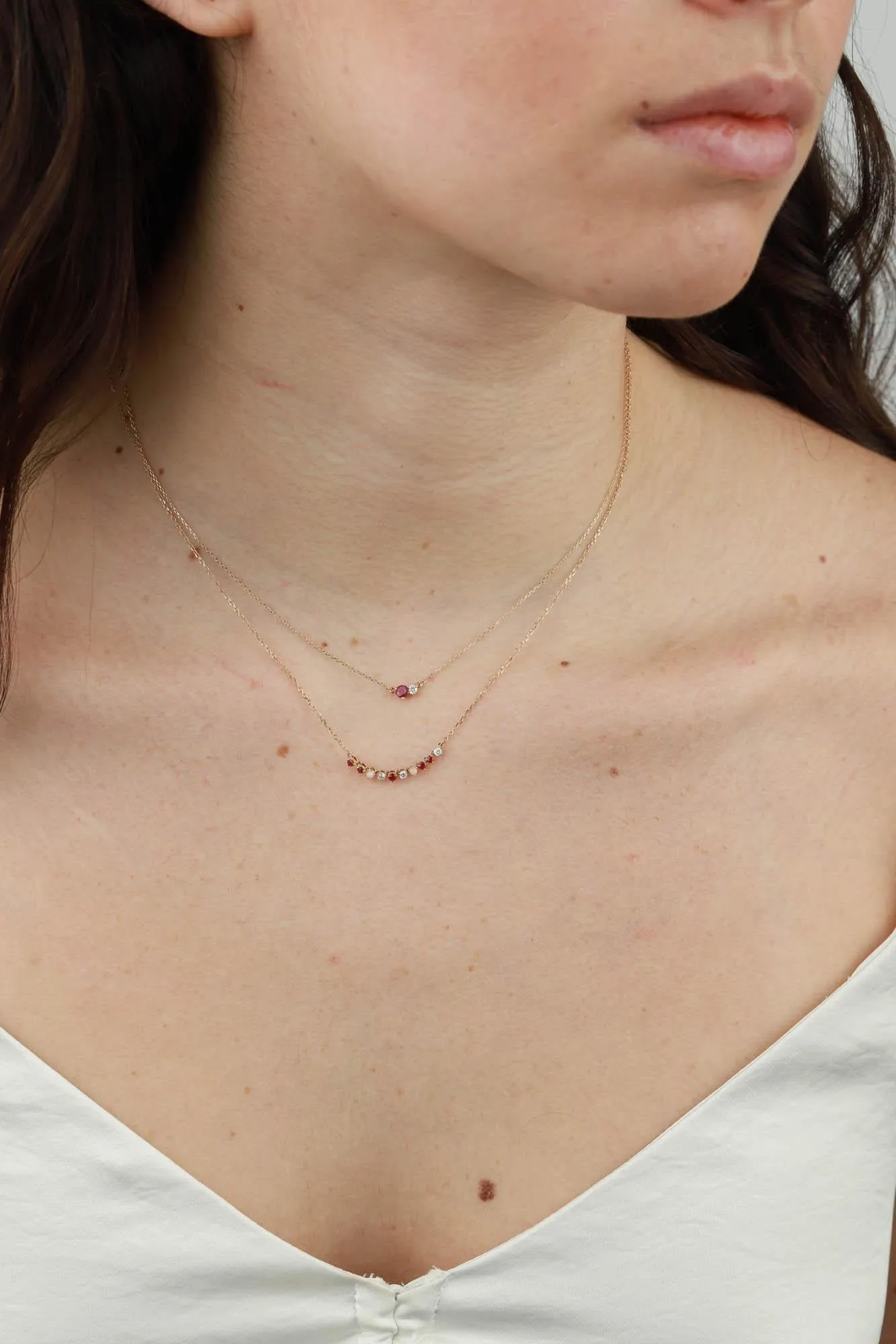 Diamond Ruby Amigos Necklace sold by Blue Ruby product image thumbnail 2