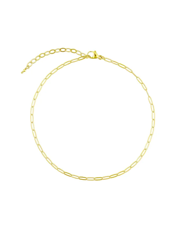 Paperclip Chain Anklet | XS sold by Blue Ruby