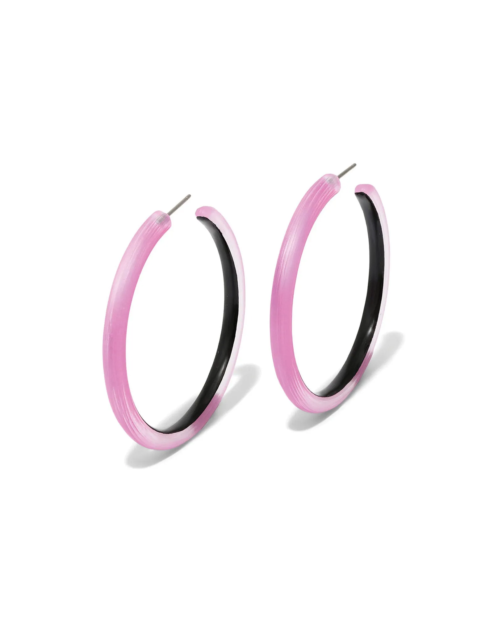 Skinny Lucite Hoop Earrings sold by Blue Ruby