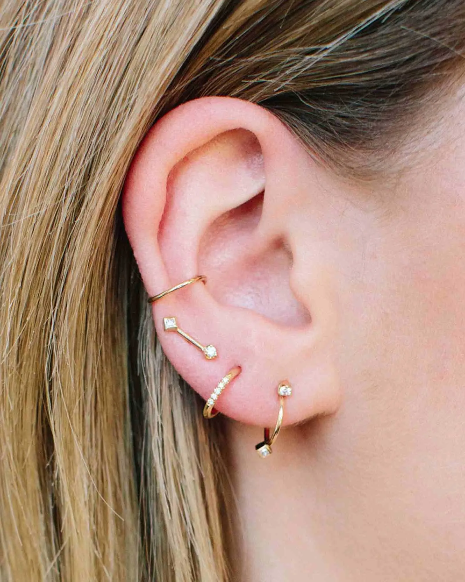 Plain Gold Ear Cuff sold by Blue Ruby product image thumbnail 4