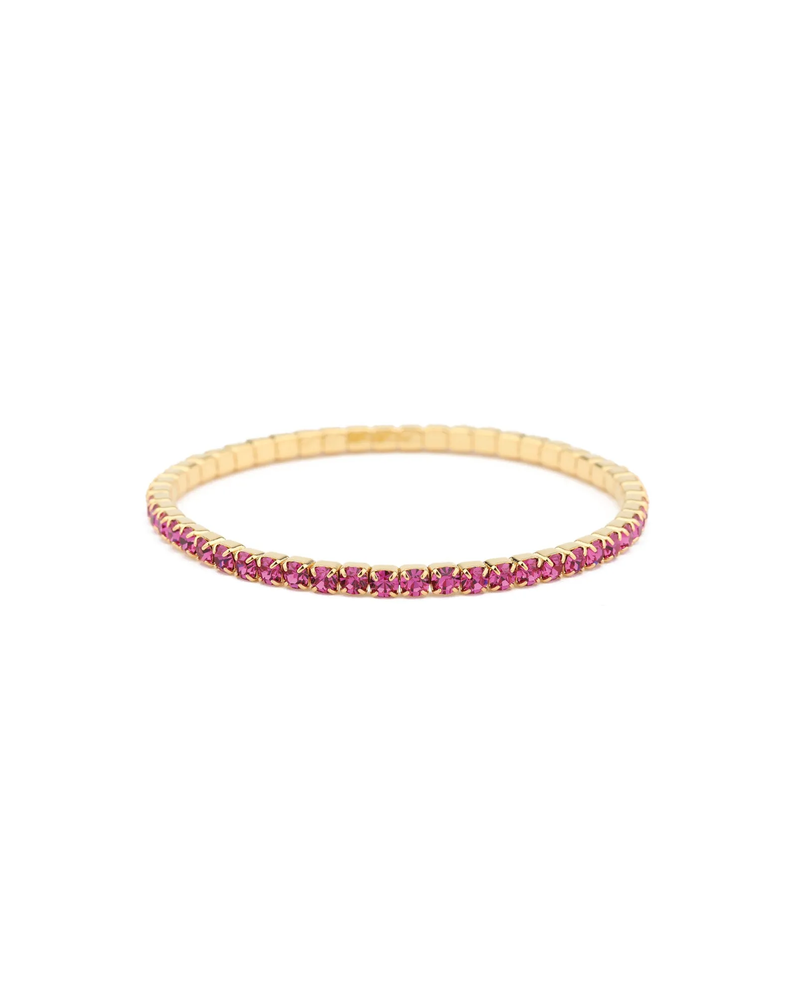 1 Row 3mm Crystal Stretch Bracelet sold by Blue Ruby