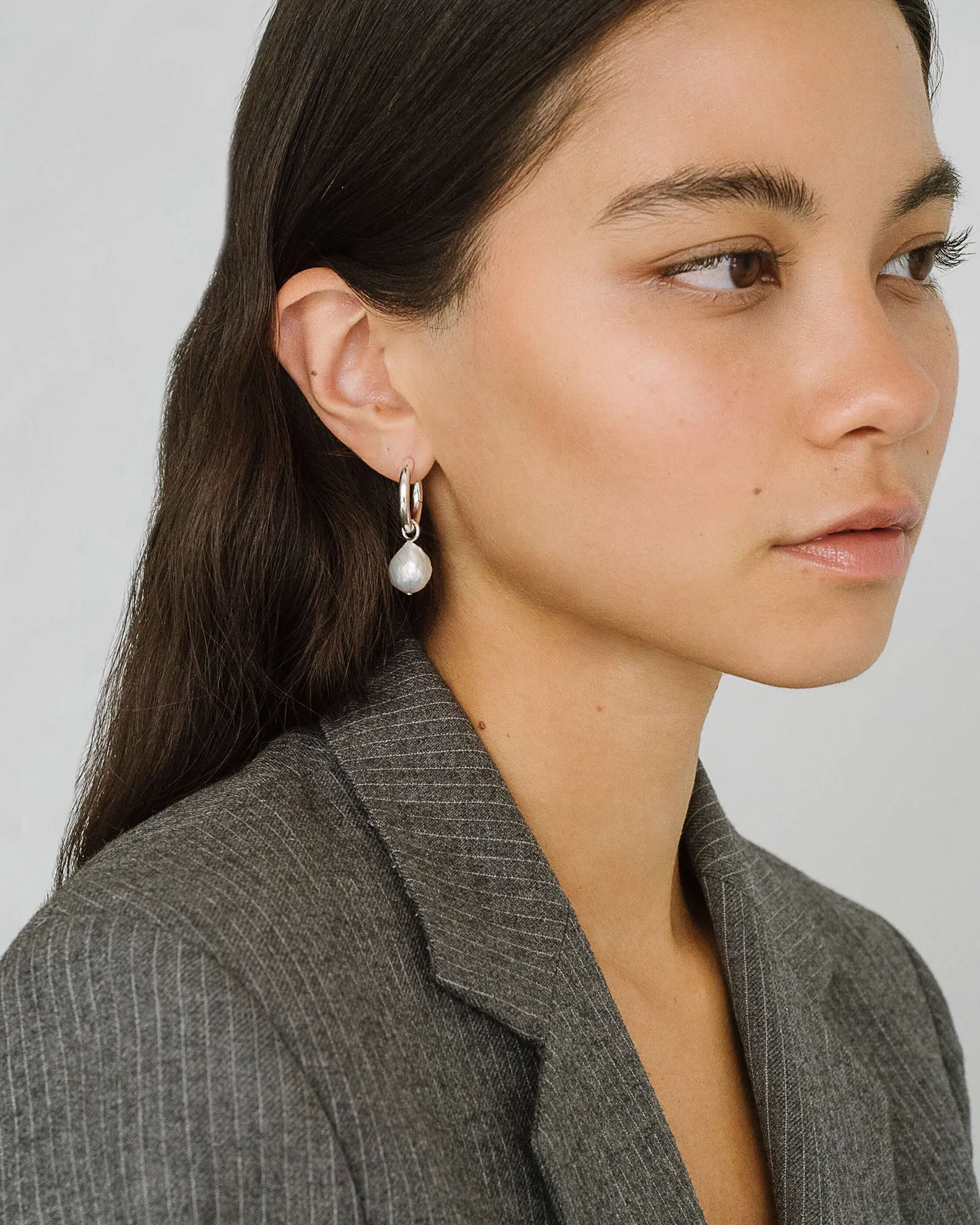 Uma Wrinkle Pearl Hoops sold by Blue Ruby product image thumbnail 2