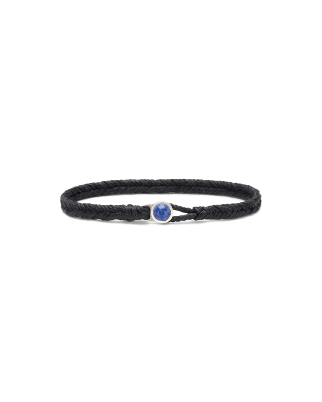 Lapis Button Bracelet made by Blue Ruby