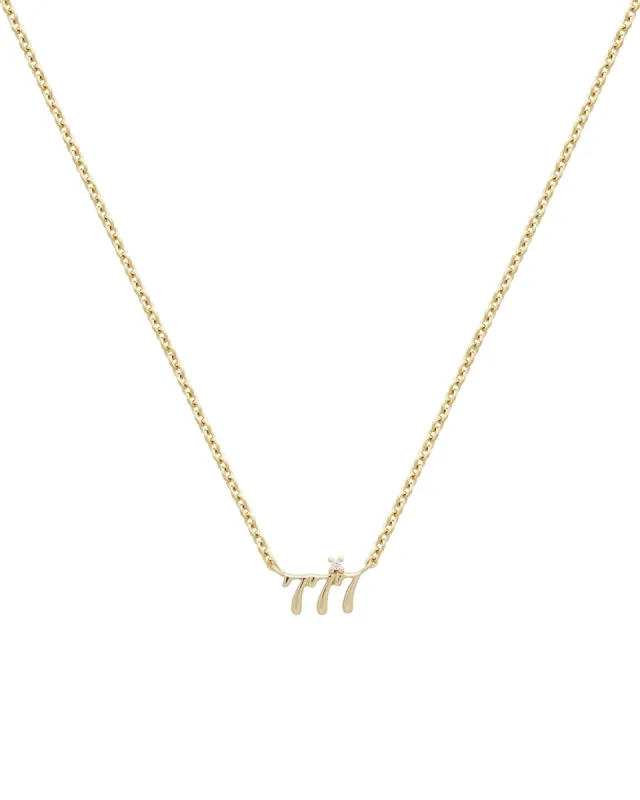 Angel #777 Necklace sold by Blue Ruby