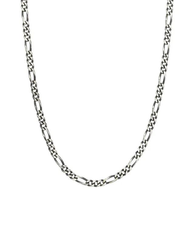 Figaro Chain Necklace | 3.3mm sold by Blue Ruby