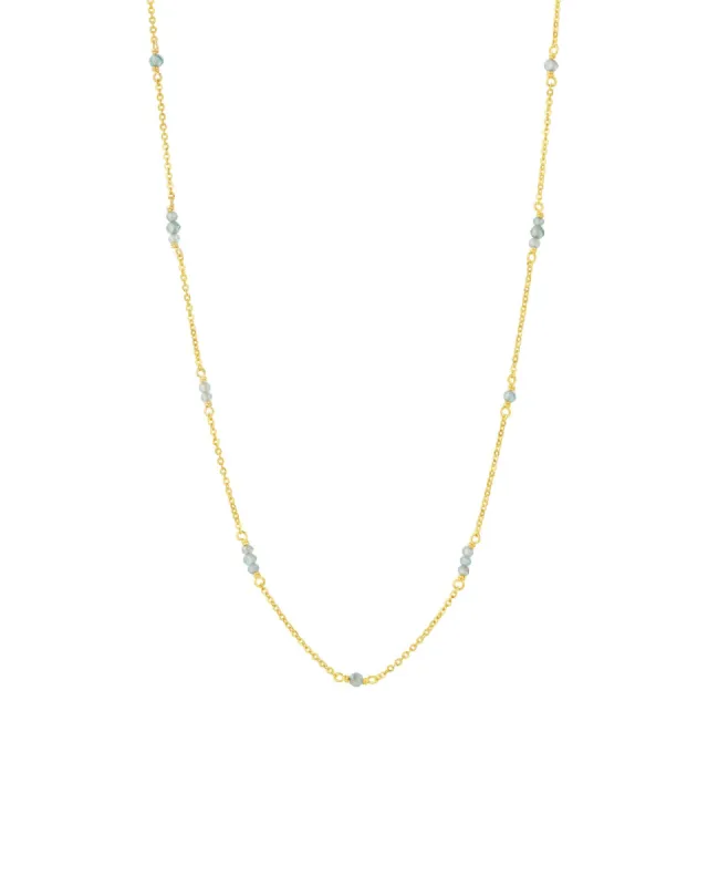 Stone Station Necklace sold by Blue Ruby