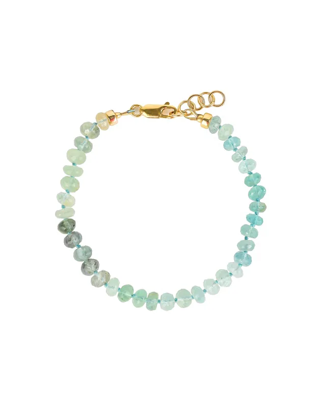 Knotted Beryl Bracelet | 7mm sold by Blue Ruby
