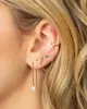 Thin Bar Threader Earrings sold by Blue Ruby