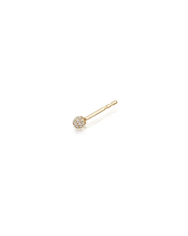 Glitter Ball CZ Stud sold by Blue Ruby