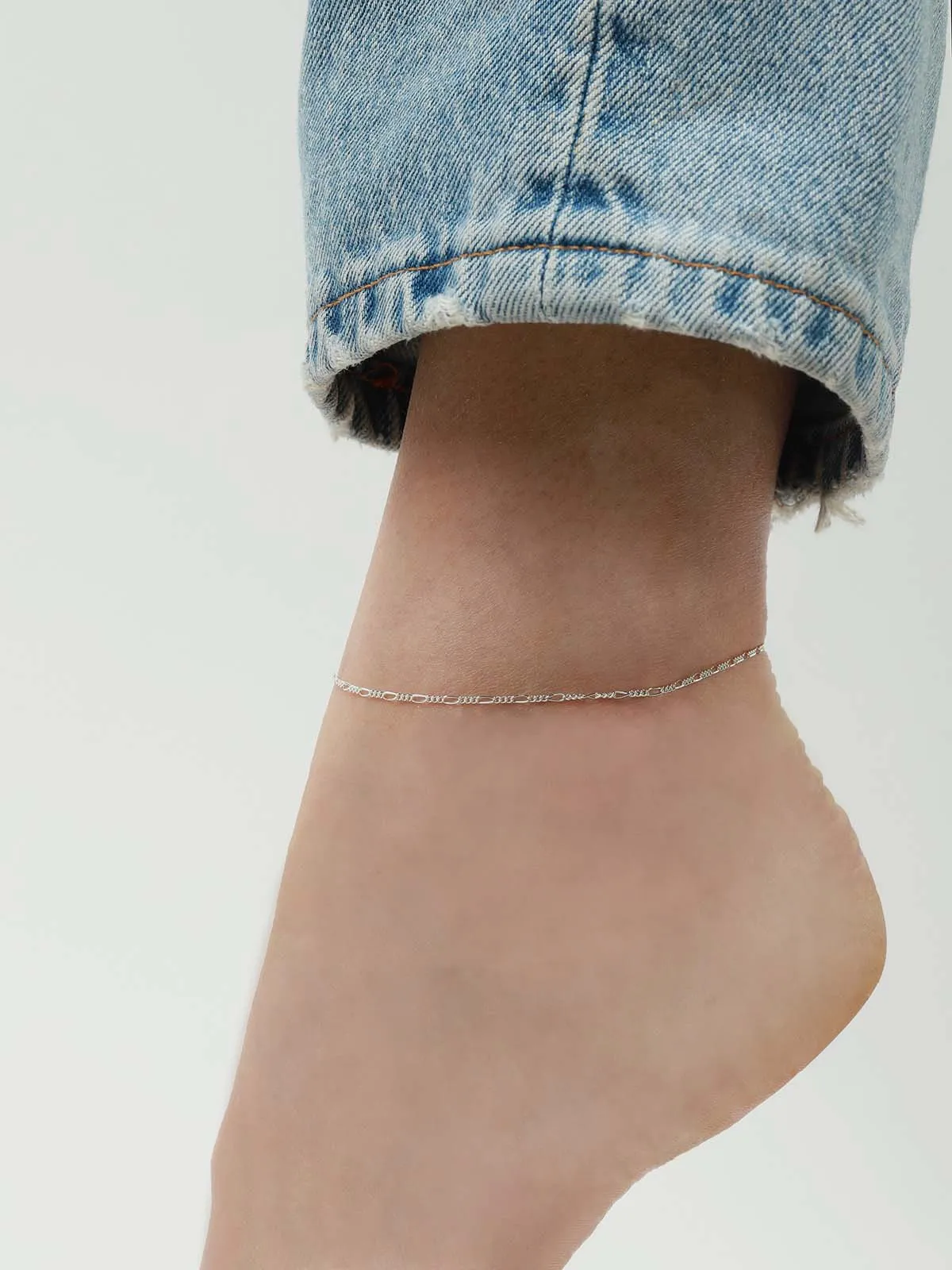 Figaro Chain Anklet I Small sold by Blue Ruby product image thumbnail 2