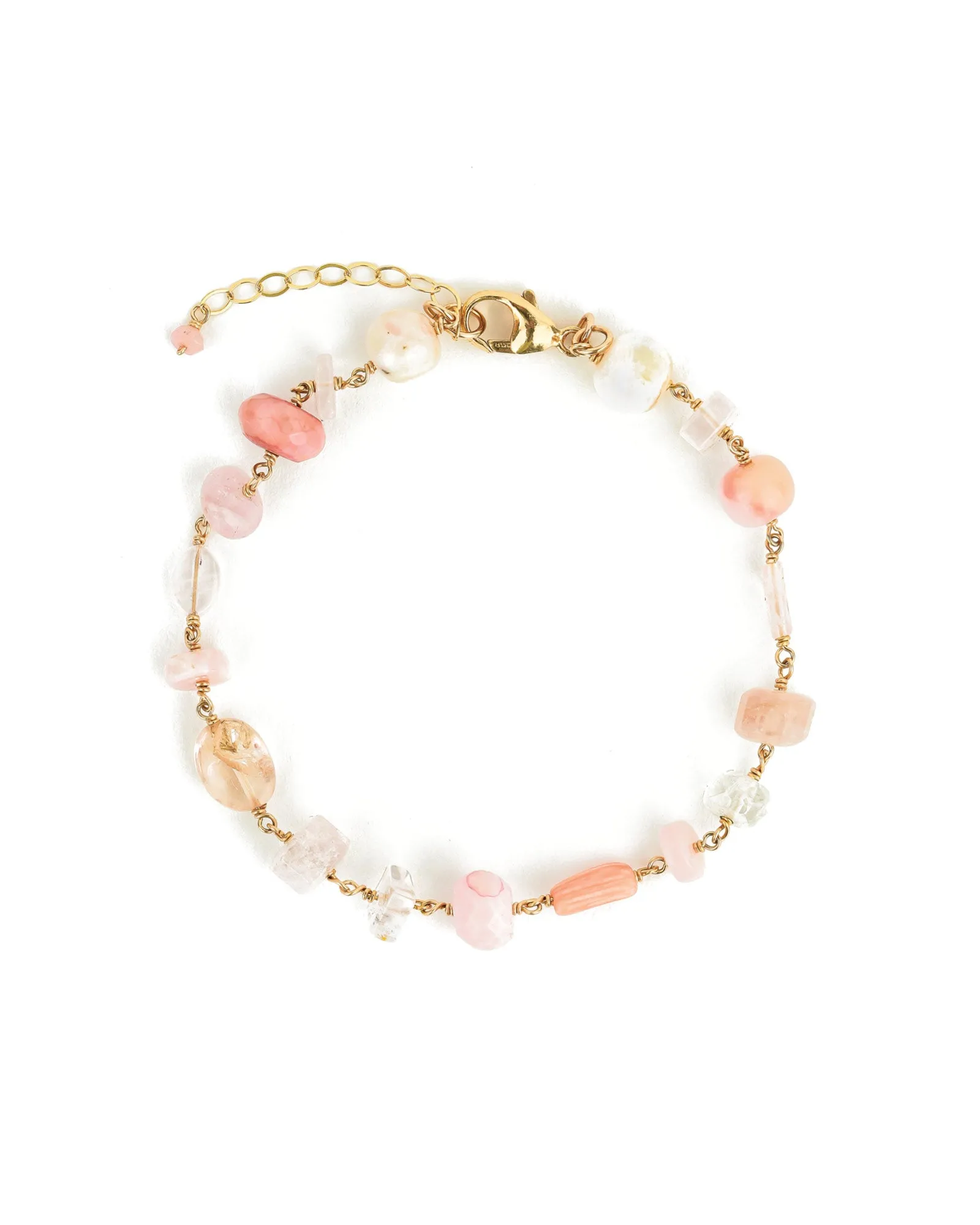 Mixed Shape Stone Bracelet sold by Blue Ruby