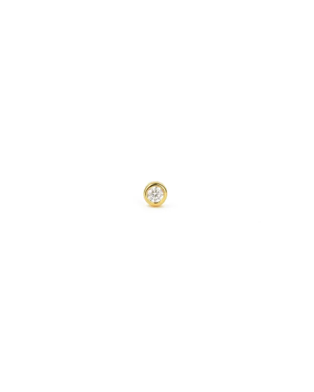 Solitaire CZ Stud | 3mm sold by Blue Ruby