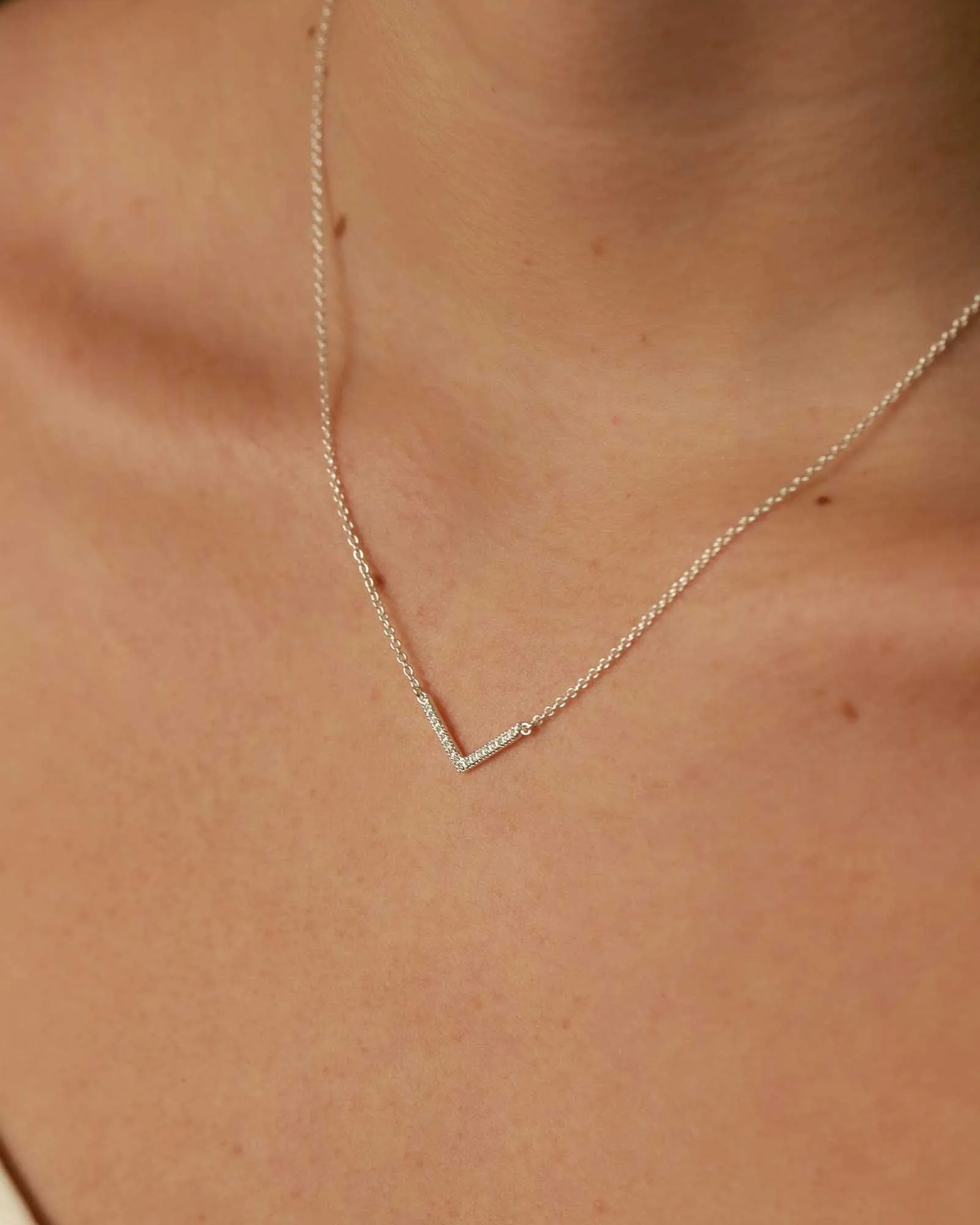 Pavé Chevron Necklace sold by Blue Ruby product image thumbnail 2