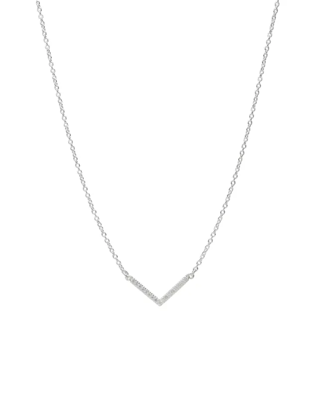 Pavé Chevron Necklace sold by Blue Ruby