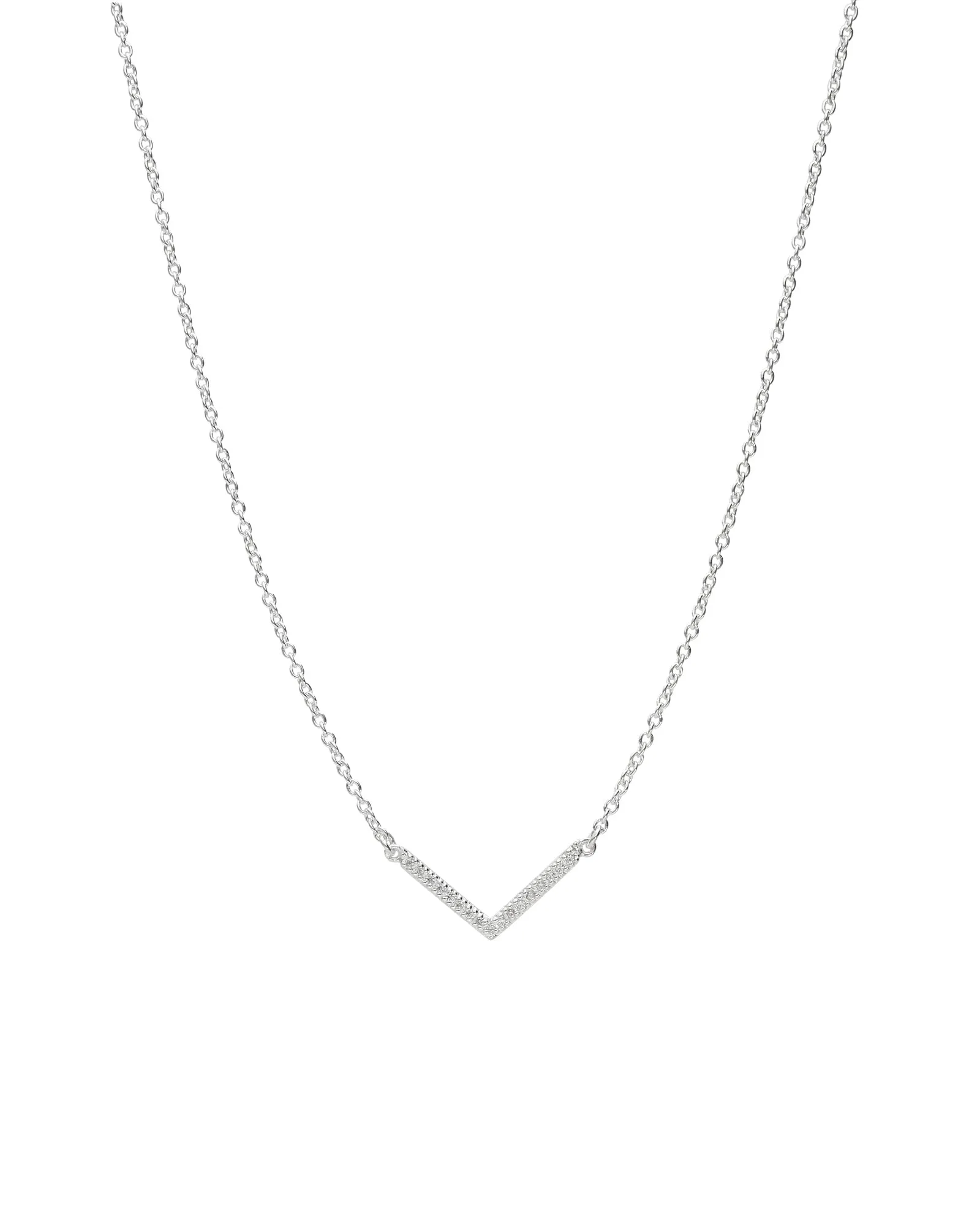 Pavé Chevron Necklace sold by Blue Ruby