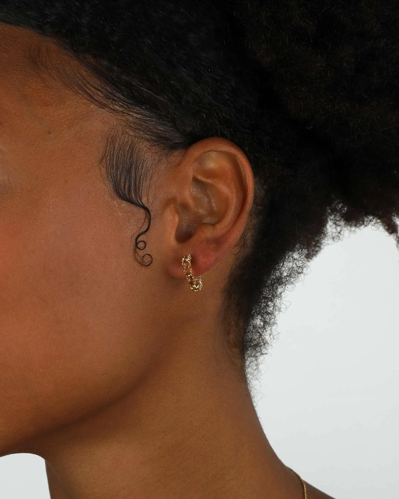 Ombre Birthstone Hoops | June sold by Blue Ruby product image thumbnail 2