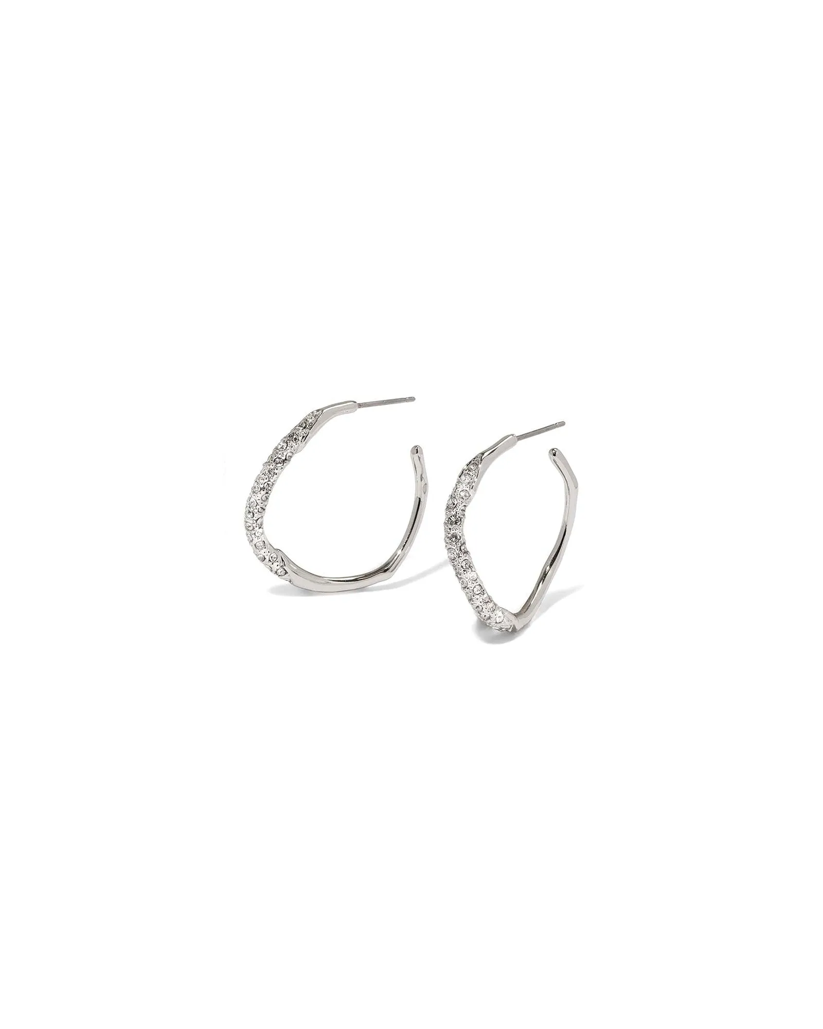 Crystal Pavé Hoops sold by Blue Ruby