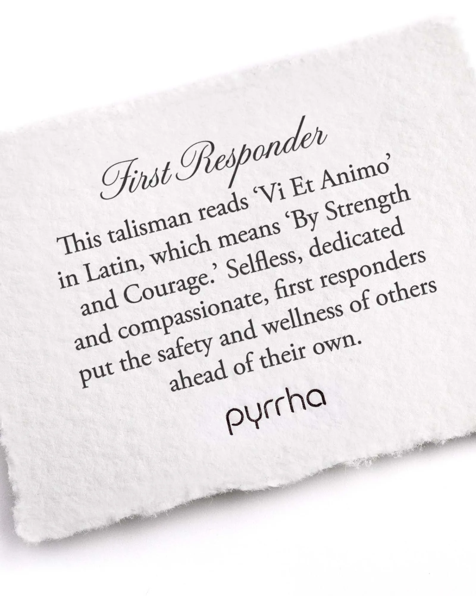 First Responder 14k Gold Talisman sold by Blue Ruby product image thumbnail 2