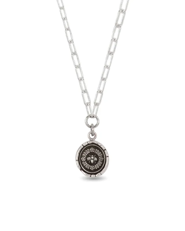 Honeybee Small Paperclip Chain Necklace sold by Blue Ruby