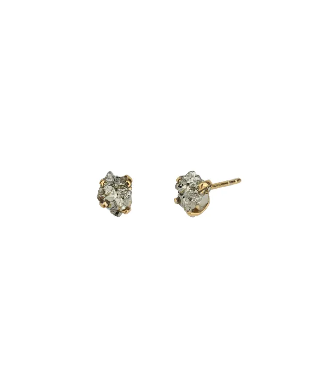 Pyrite Prong Studs sold by Blue Ruby