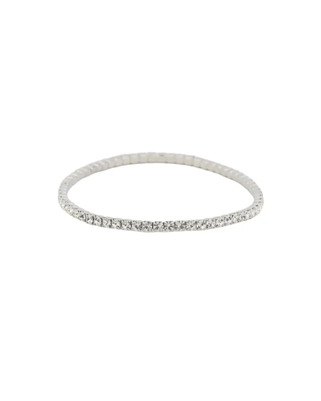 1 Row 2.5mm CZ Stretch Bracelet sold by Blue Ruby