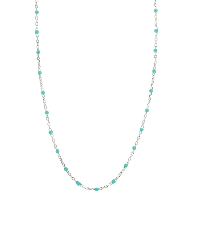 Enamel Beaded Chain Necklace sold by Blue Ruby