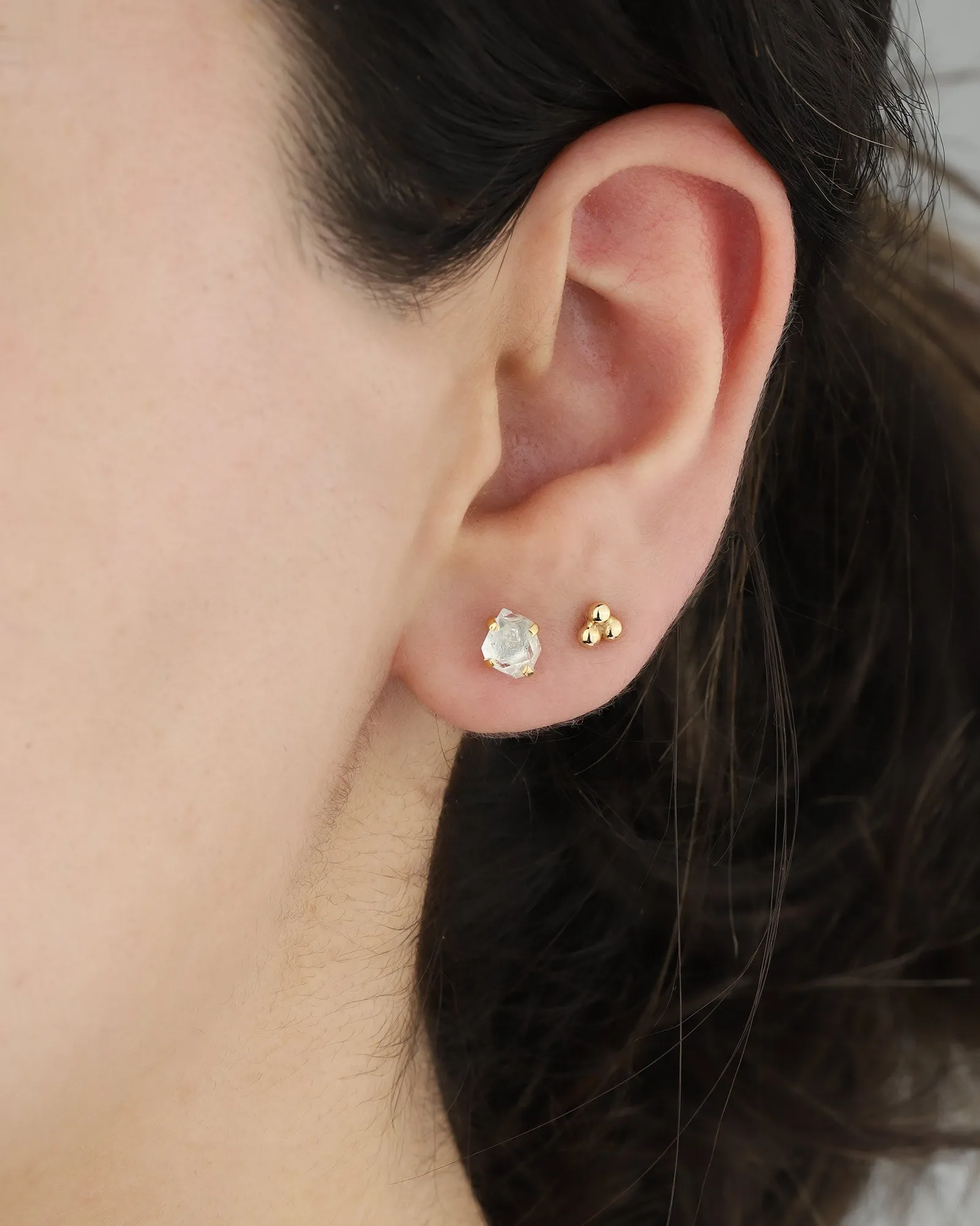 Herkimer Diamond Prong Studs sold by Blue Ruby product image thumbnail 2