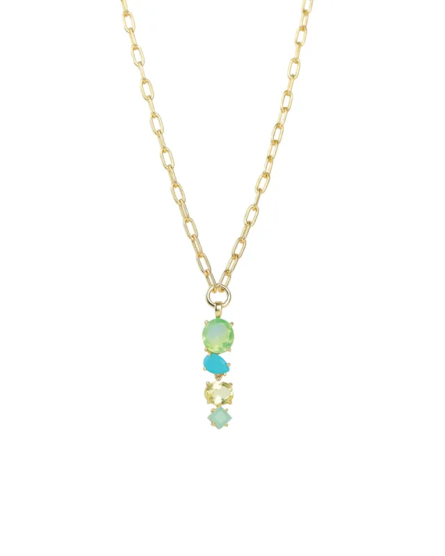 Aviva Linear Pendant Necklace sold by Blue Ruby