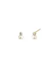 Pearl + CZ Drop Studs sold by Blue Ruby
