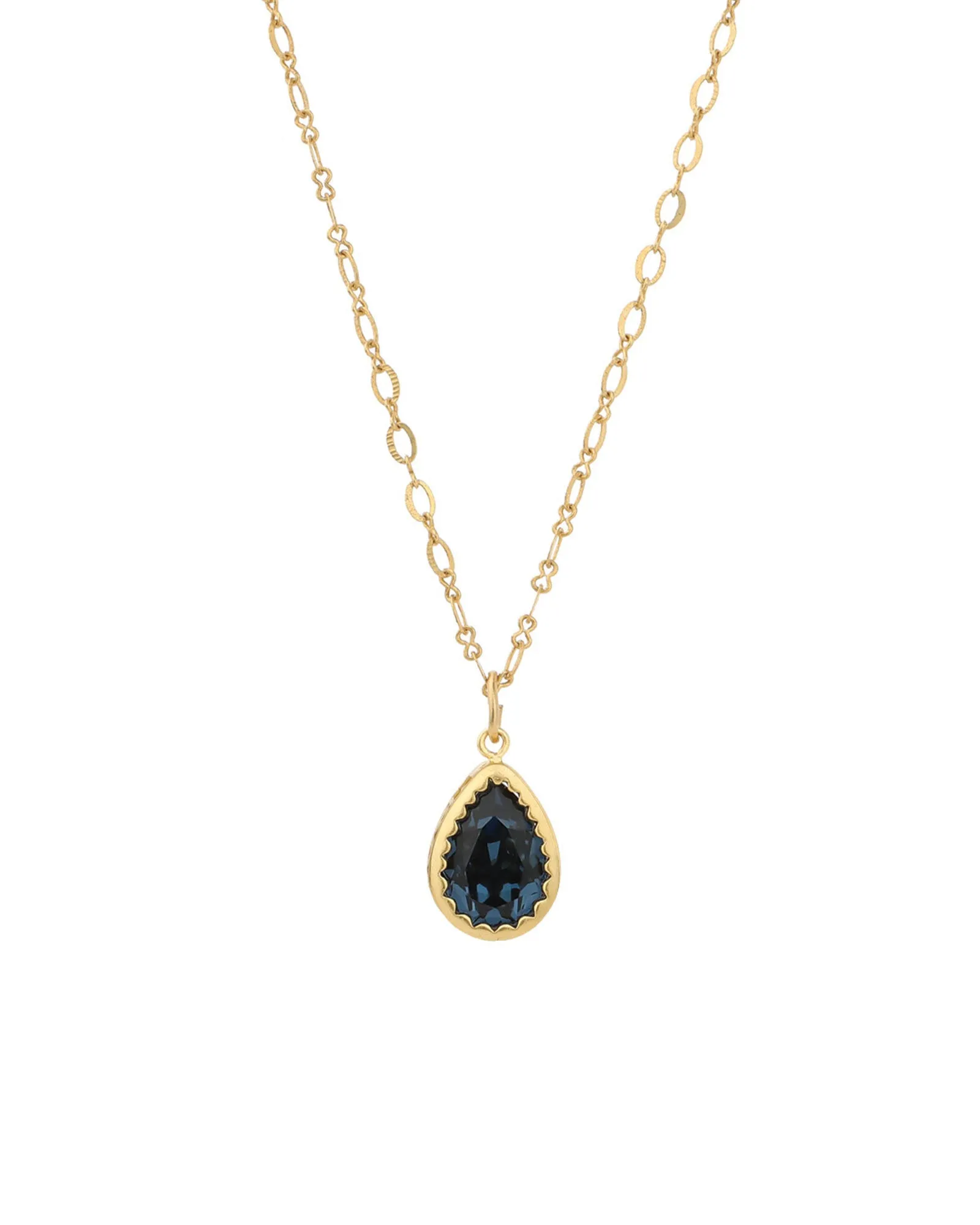 Teardrop Bezel Necklace sold by Blue Ruby