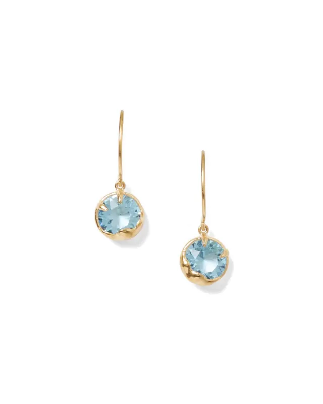 March Birthstone Earrings sold by Blue Ruby