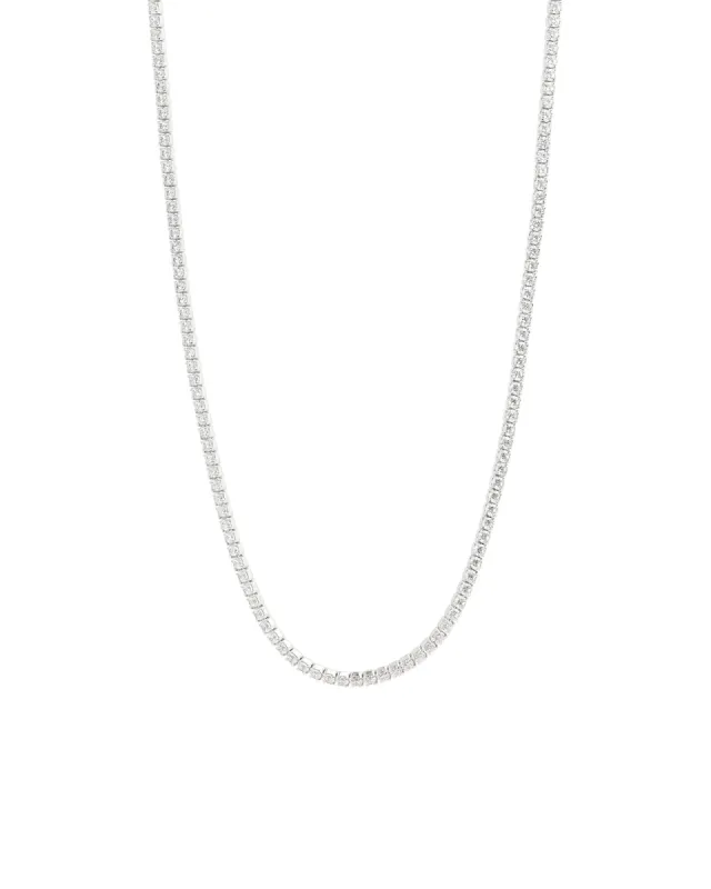 CZ Tennis Necklace | 2mm sold by Blue Ruby