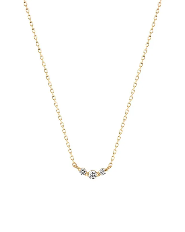Graduated CZ Necklace sold by Blue Ruby