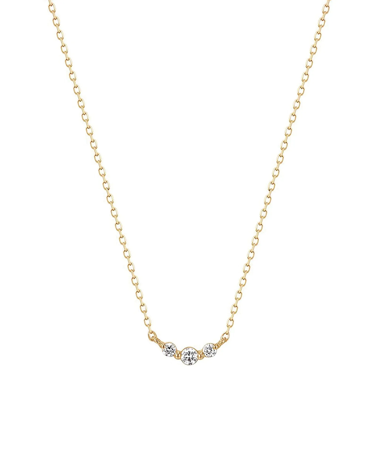Graduated CZ Necklace sold by Blue Ruby