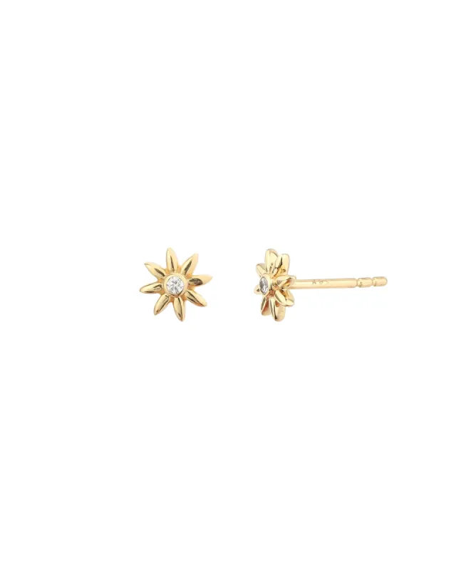 Starburst Diamond Studs sold by Blue Ruby