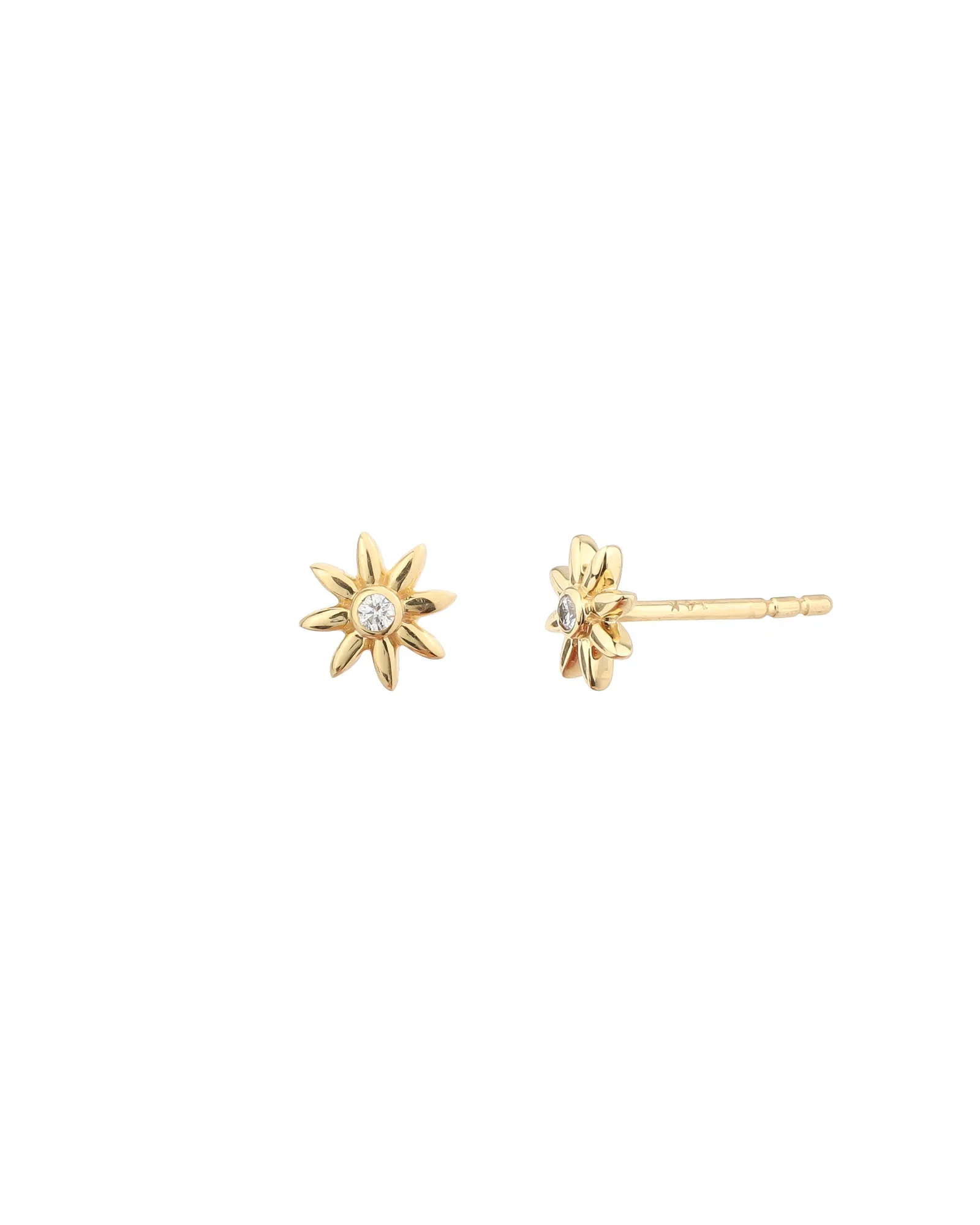 Starburst Diamond Studs sold by Blue Ruby