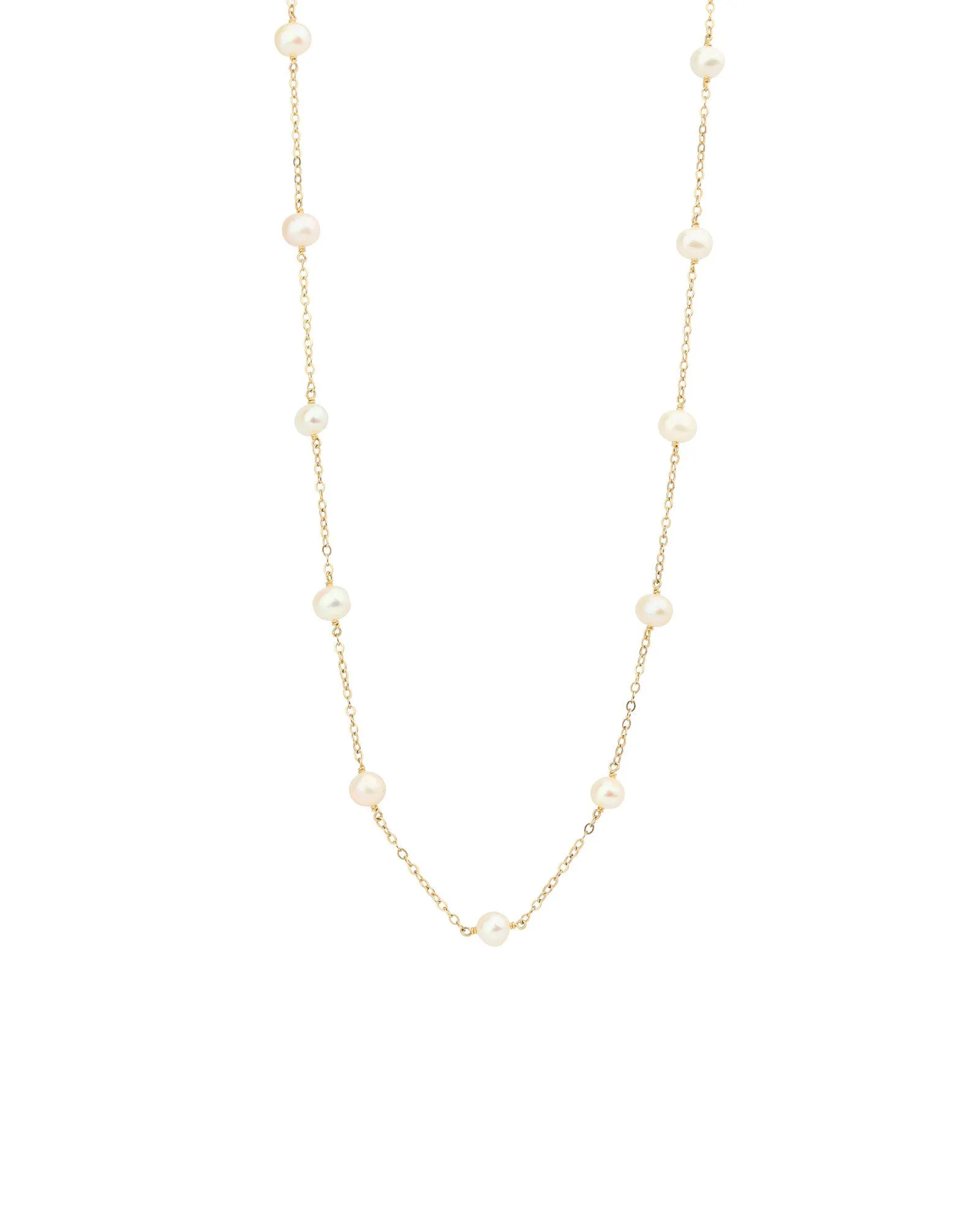 11 Station Pearl Necklace sold by Blue Ruby
