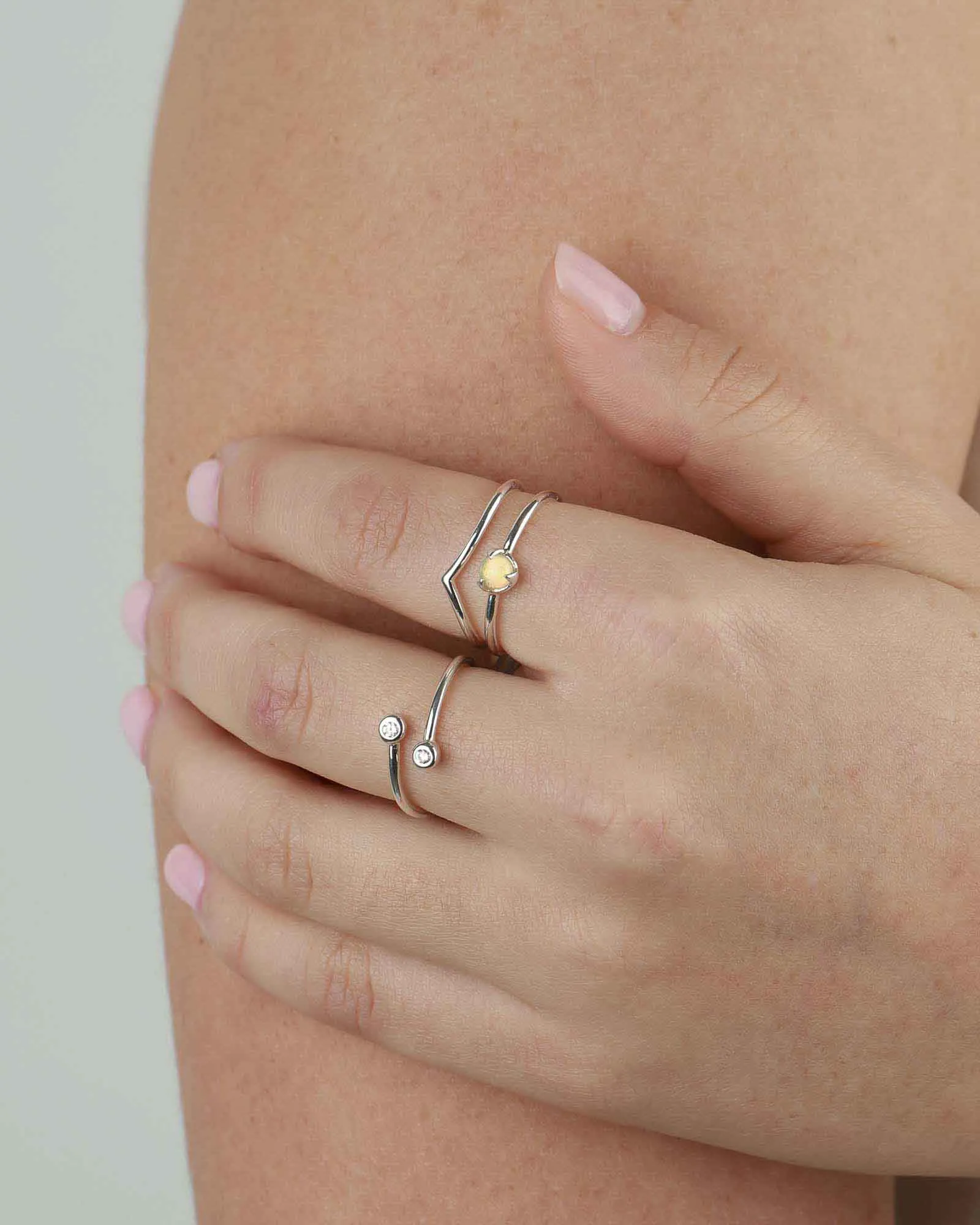 Solitaire Open Ring sold by Blue Ruby product image thumbnail 2