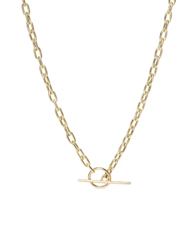 Square Oval Link Chain Toggle Necklace I Medium sold by Blue Ruby