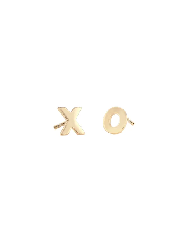 XO Stud Earrings sold by Blue Ruby