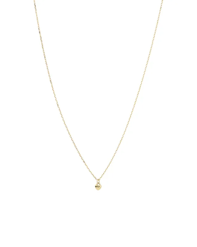 Tiny Heart Diamond Cut Cable Necklace sold by Blue Ruby