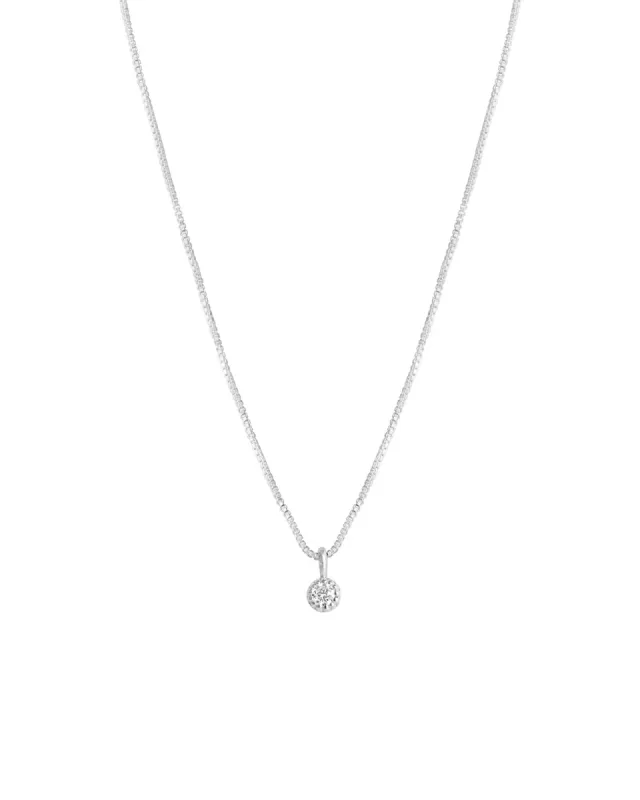 Solitaire Dot Necklace sold by Blue Ruby