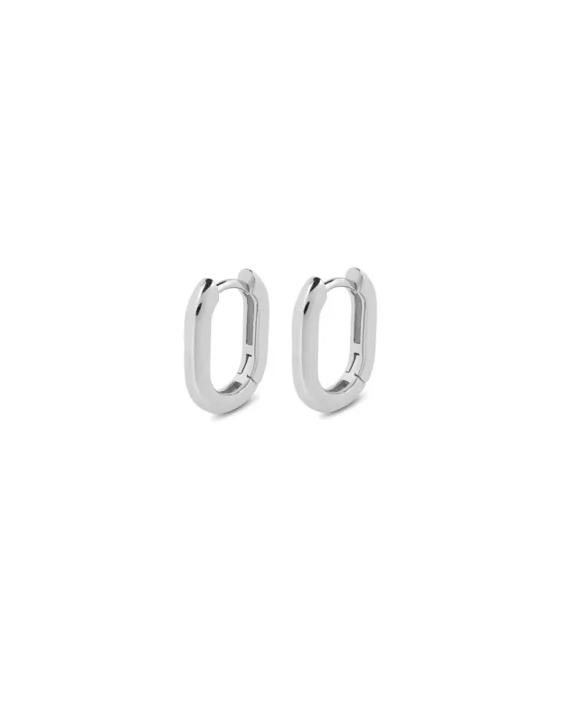 Rectangular Huggies | 14mm sold by Blue Ruby