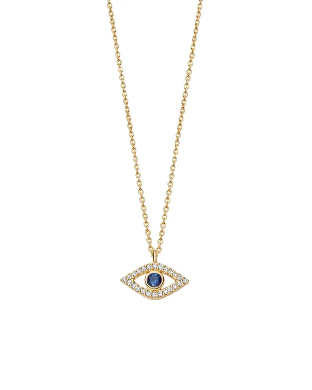 Evil Eye CZ Necklace sold by Blue Ruby