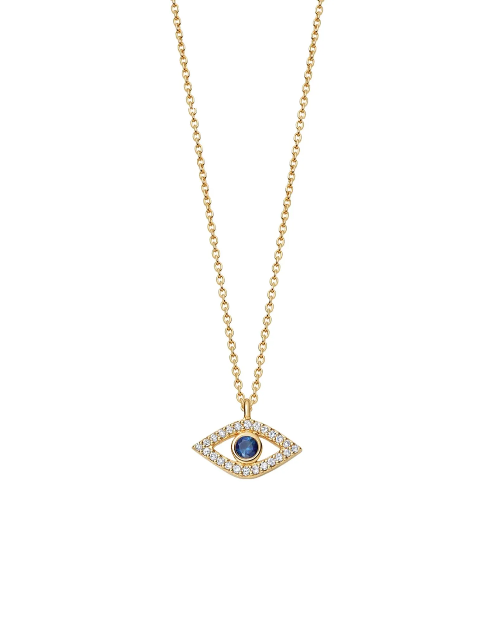 Evil Eye CZ Necklace sold by Blue Ruby