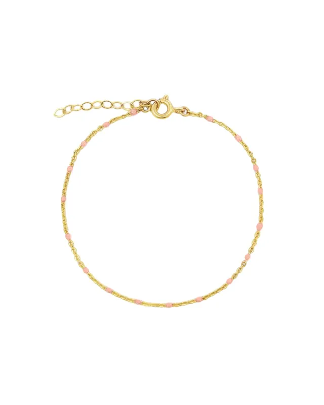 Enamel Chain Bracelet sold by Blue Ruby