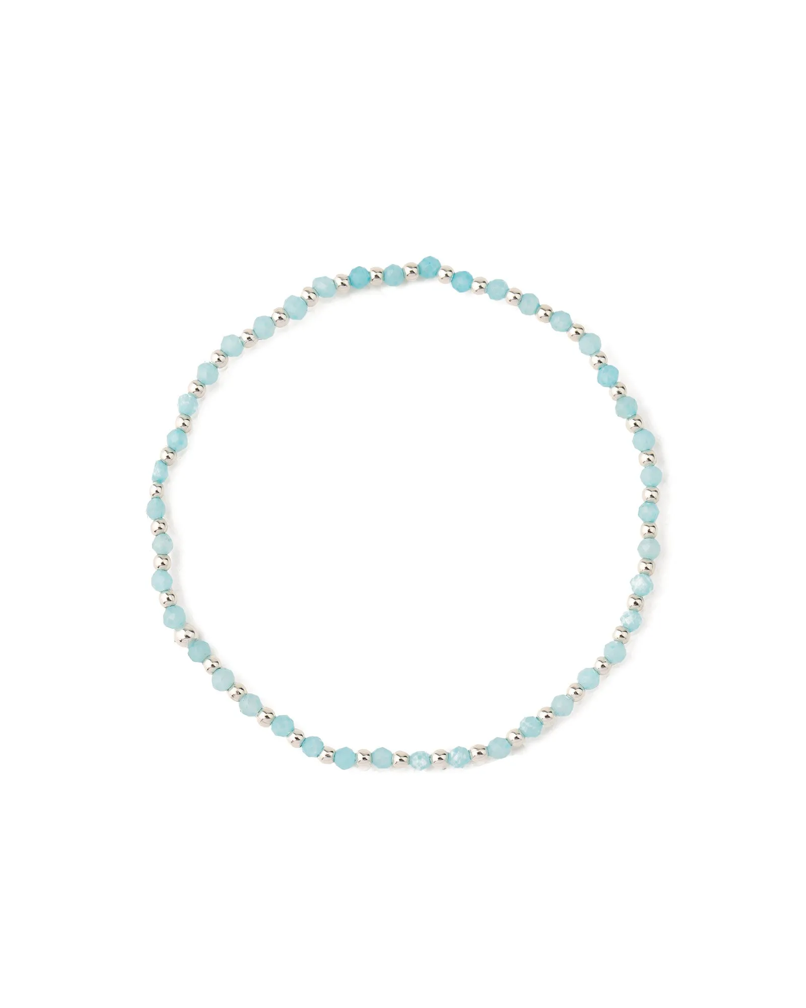 Mixed Beaded Stone Bracelet | 2mm sold by Blue Ruby